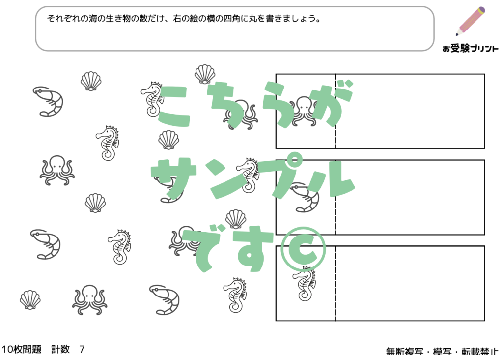 小学校受験　計数