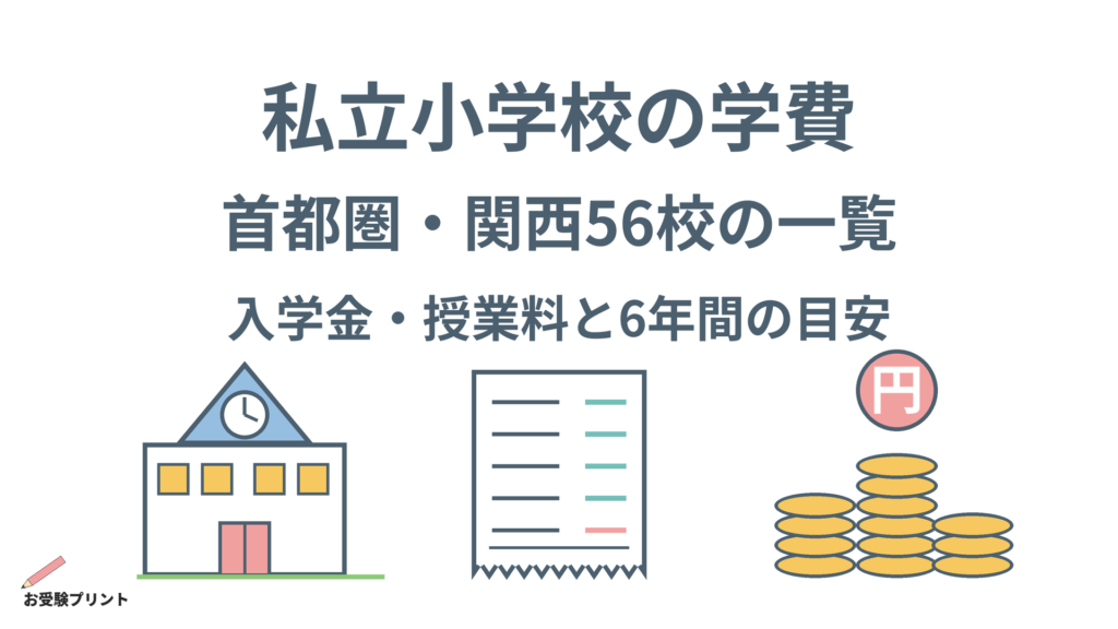 小学校受験_私立小学校の学費